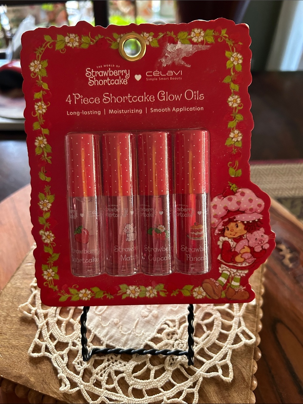 Celavi 4 Piece Shortcake Glow Oils The World of Strawberry Shortcake NIP Sealed